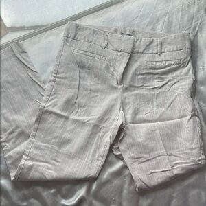 Van Heusen Light Gray Cropped Pants